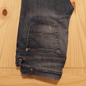 7 For All Mankind Josefina Skinny Boyfriend Sz 28 Jeans